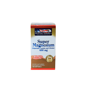 Super magnesium 400mg healthy america x100cápsulas