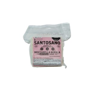 Mozzarela 100% bufala tajado Santo sano x500gr