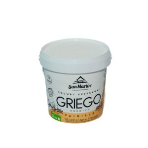Yogurt griego vainilla San Martin x1100gr