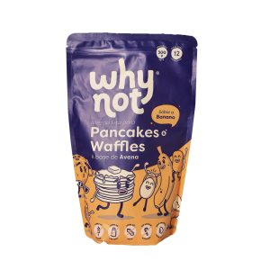 Mezcla para waffles y pancakes banano Whynot x300gr