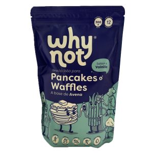 Mezcla para waffles y pancakes vainilla Whynot x300gr