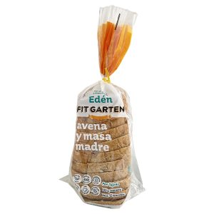Pan avena y masa madre tajado eden Fit garden x500grs