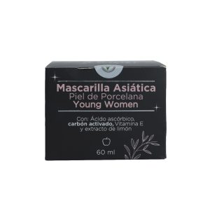 MASCARILLA ASIATICA PIEL JOVEN NEGRA 60ML- IDUNN